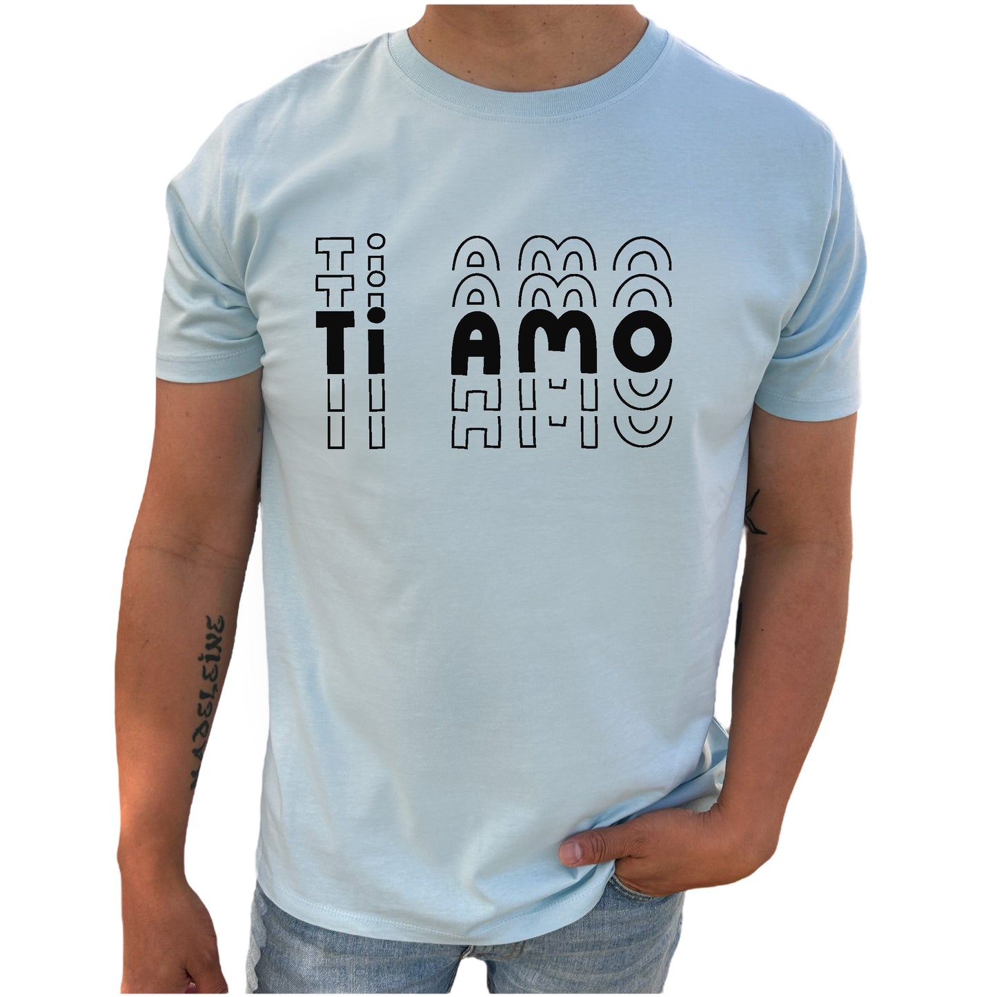 Ti Amo Herr T-shirt – Italiensk romantik för alla hjärtans dag