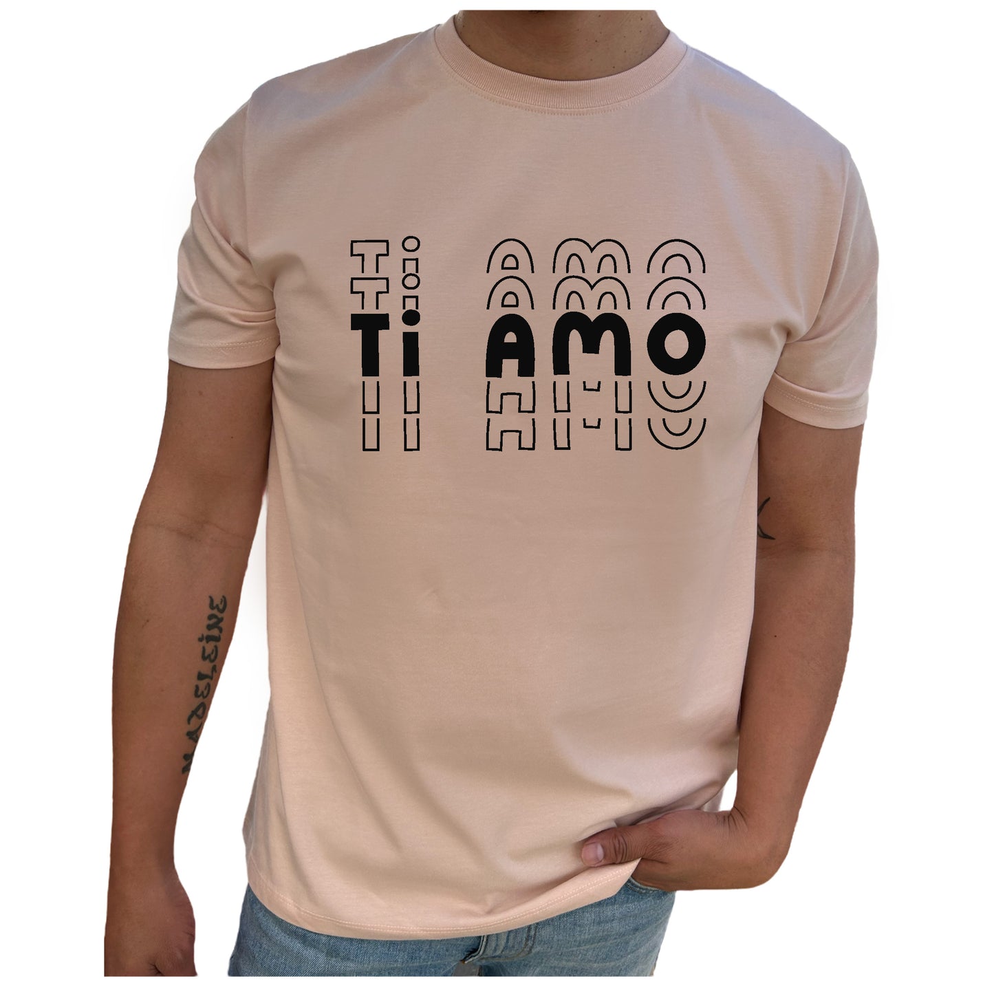 Ti Amo Herr T-shirt – Italiensk romantik för alla hjärtans dag