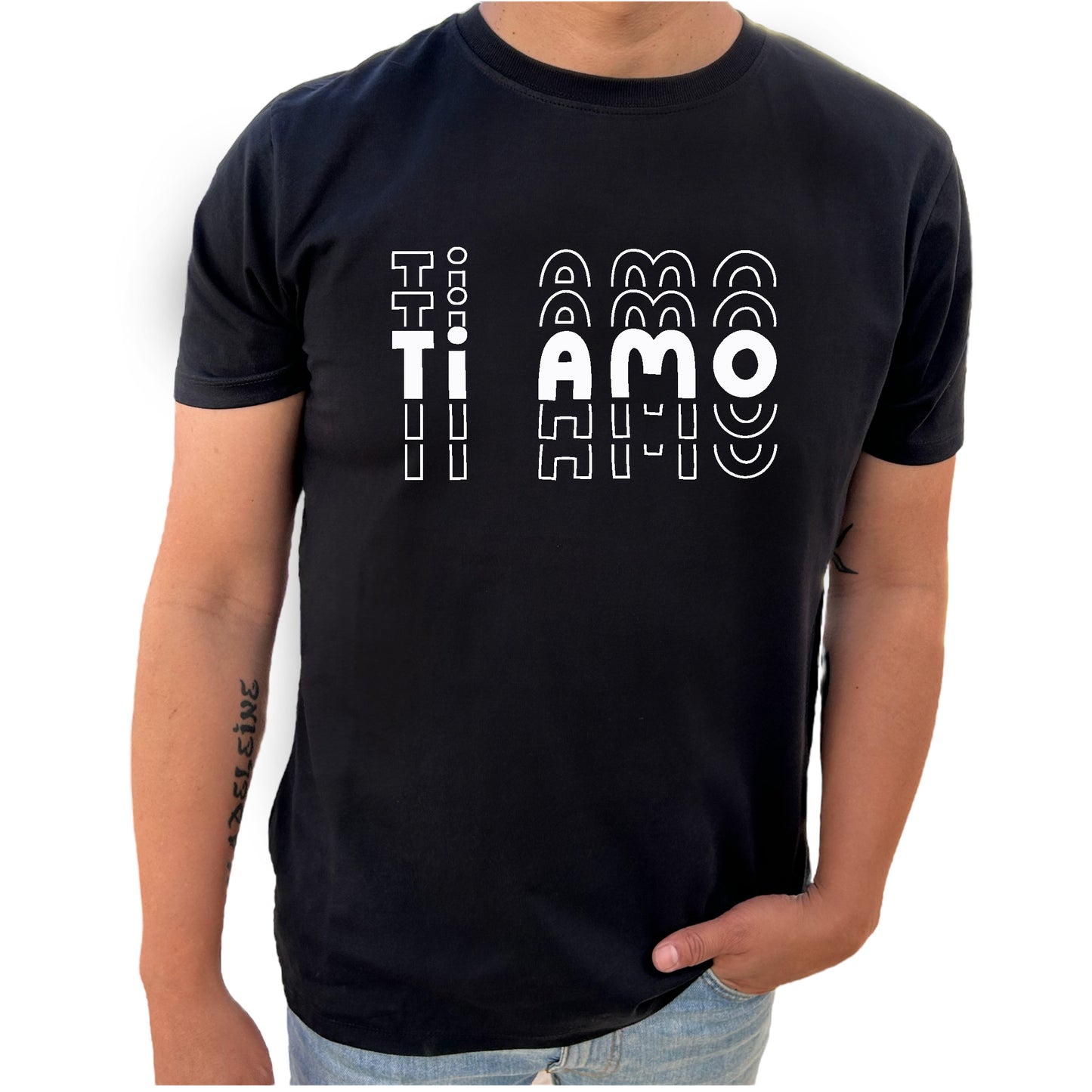 Ti Amo Herr T-shirt – Italiensk romantik för alla hjärtans dag