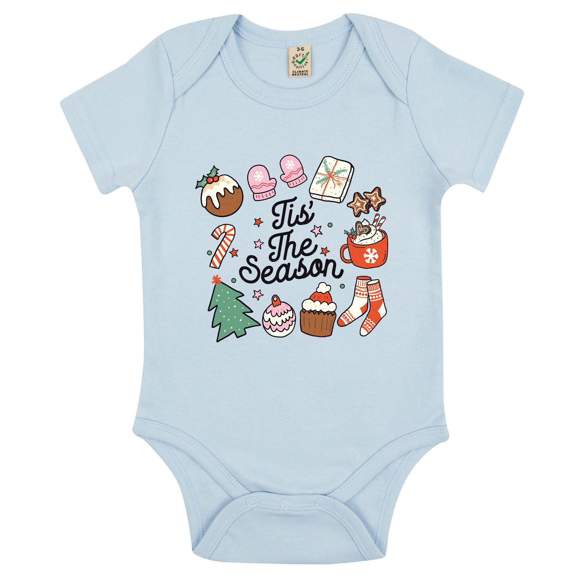 Tis' the Season Babybody - Julig och Mysig-Lovely Text