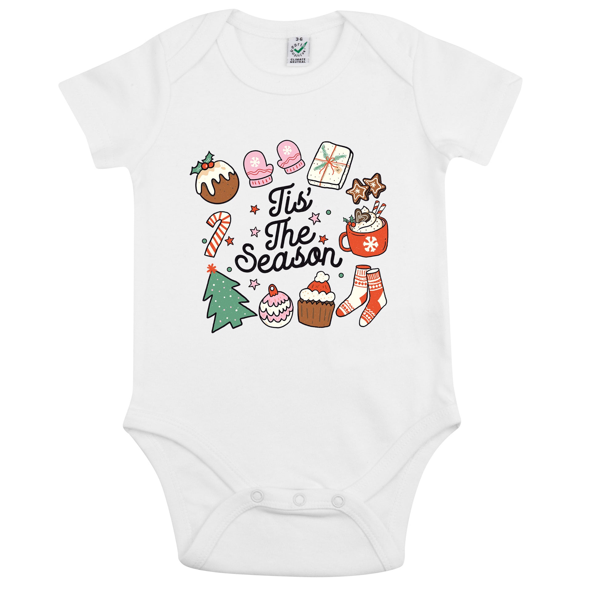 Tis' the Season Babybody - Julig och Mysig-Lovely Text
