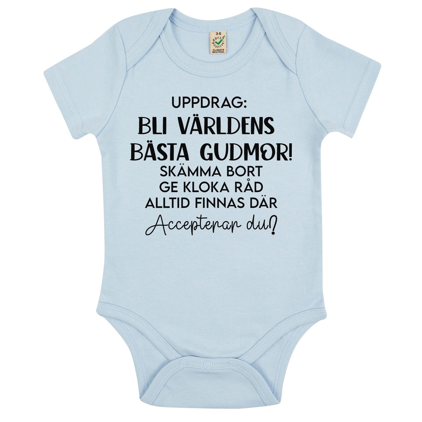 Uppdrag: Bli världens bästa Gudmor/Gudfar! – Babybody