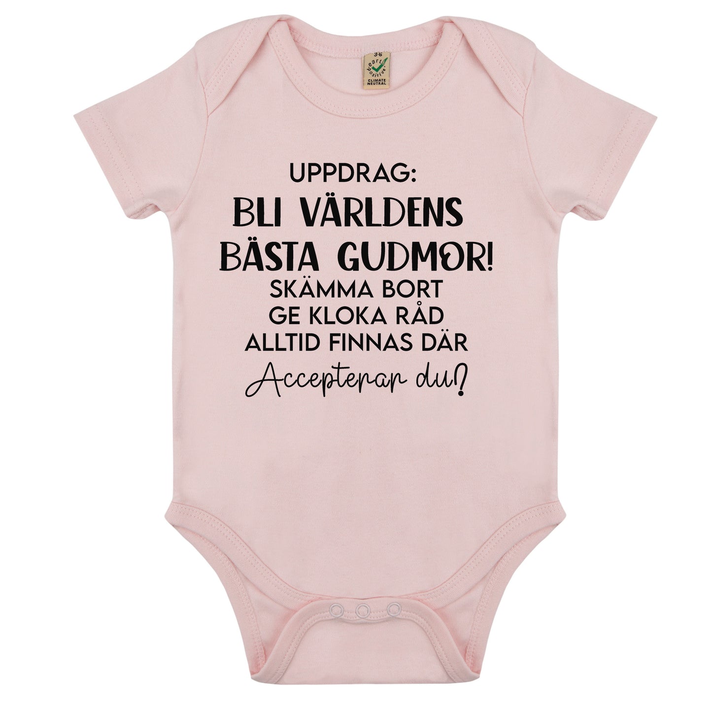 Uppdrag: Bli världens bästa Gudmor/Gudfar! – Babybody