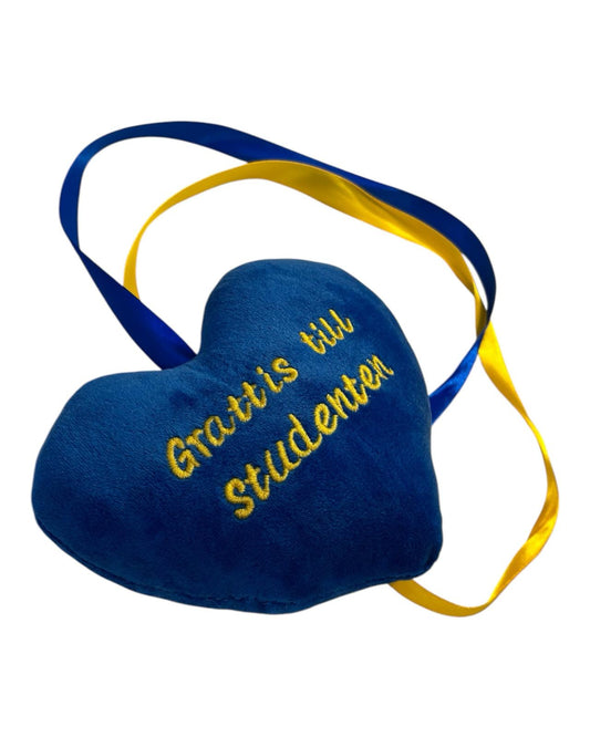 🎓 Hjärtformad Studentnalle – Söt bonus till studentpresenten!-Lovely Text