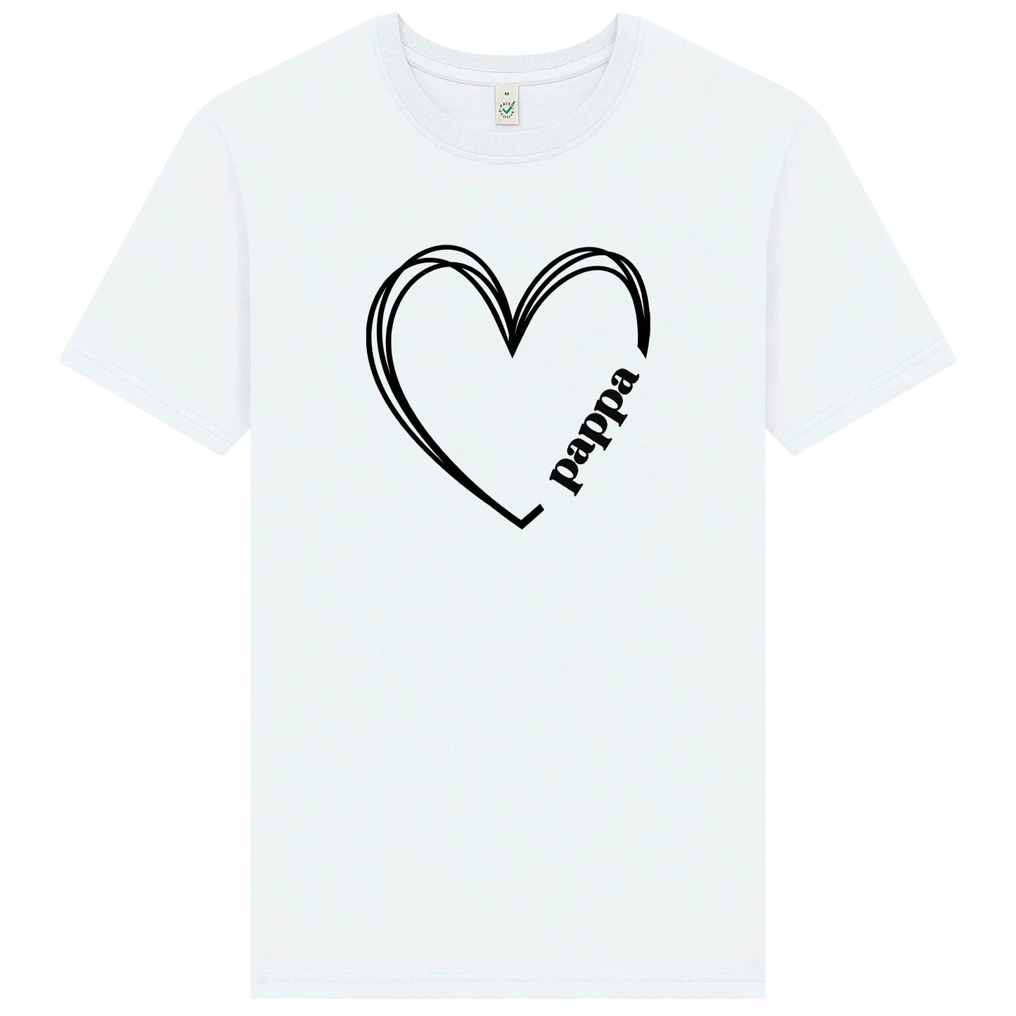 Pappa Hjärta T-shirt – Kärlek i varje tråd