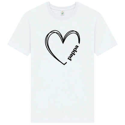 Pappa Hjärta T-shirt – Kärlek i varje tråd