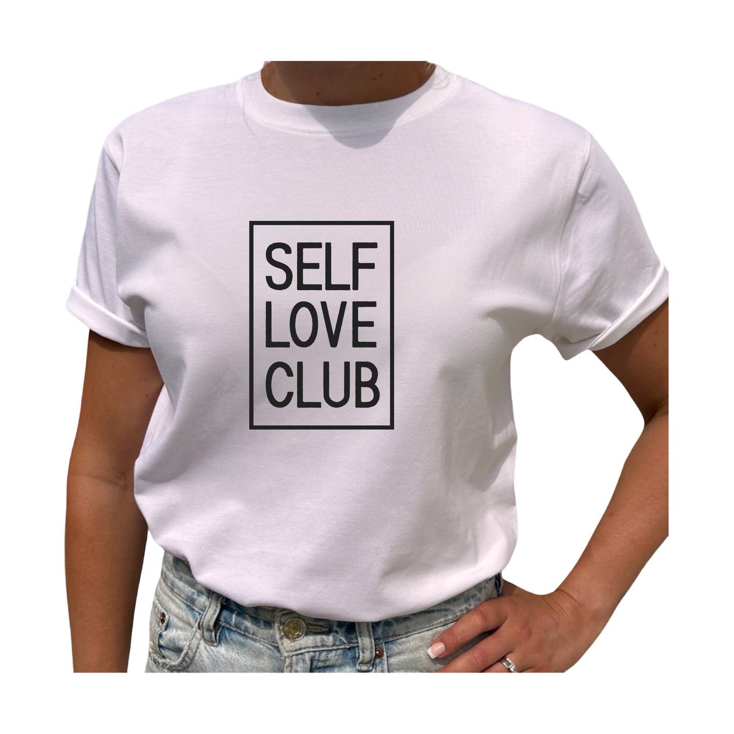Self Love Club i Ram – Självkärlek i Fokus T-shirt