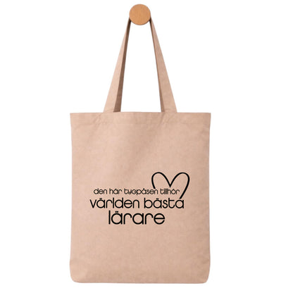 Tygpåse – Världens bästa lärare / pedagog