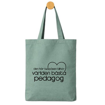 Tygpåse – Världens bästa lärare / pedagog