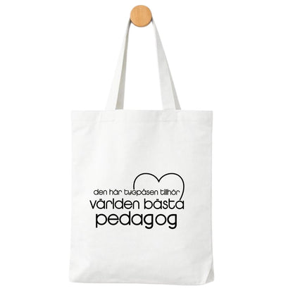 Tygpåse – Världens bästa lärare / pedagog
